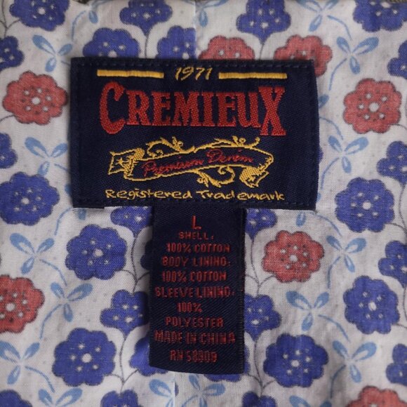 Cremieux Premium Denim tan chino indie sleaze distressed blazer - Picture 3 of 6